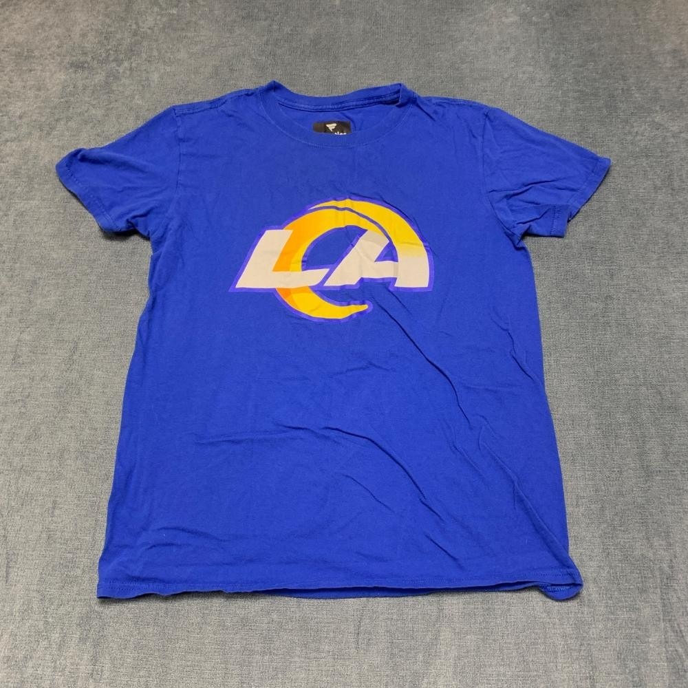 Los Angeles Rams T-Shirt Men Medium Blue Cotton Graphic #10 Cooper Kupp Fanatics